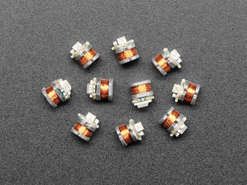 Small Inductive Wireless LEDs - 10 Pack - Yellow