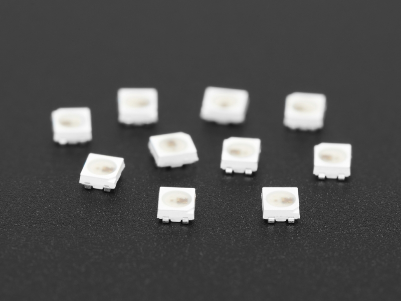NeoPixel Nano 2427 RGB LEDs w/ Integrated Driver Chip - 10 Pack