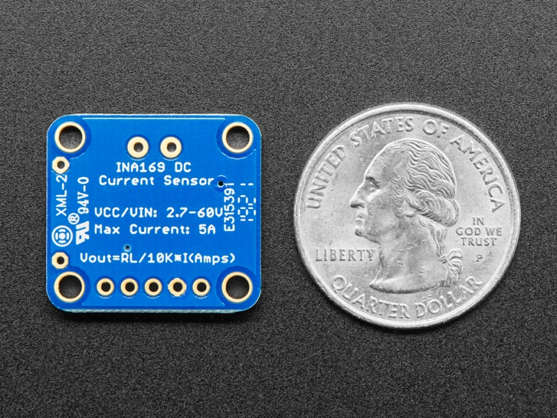 INA169 Analog DC Current Sensor Breakout - 60V 5A Max