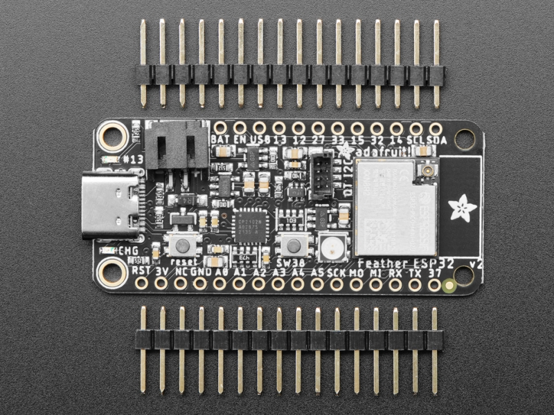 Adafruit ESP32 Feather V2 w.FL Antenna - 8MB Flash + 2 MB PSRAM - STEMMA QT