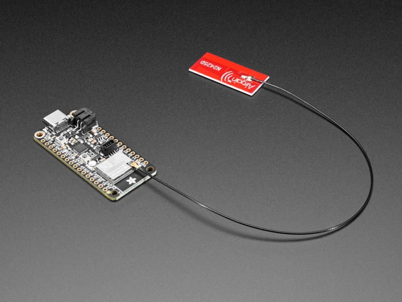 Adafruit ESP32 Feather V2 w.FL Antenna - 8MB Flash + 2 MB PSRAM - STEMMA QT
