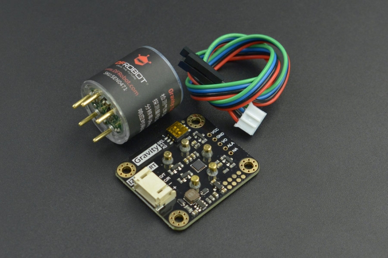 Gravity NO2 Sensor (Calibrated) - I2C - UART [SEN0471]