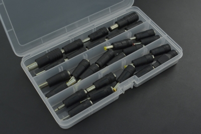 28 PCS Universal 5.5X2.1mm DC Adapter Kit