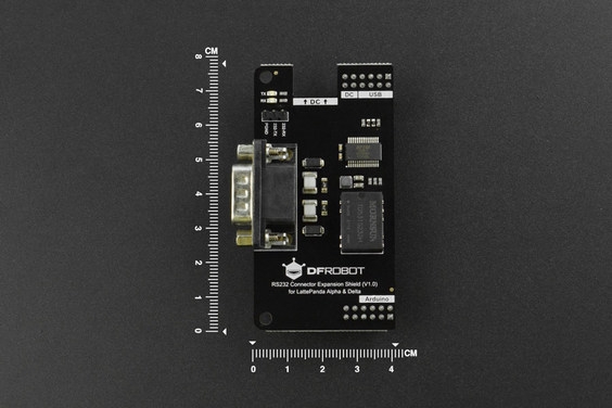 RS232 Connector Expansion Shield for LattePanda Alpha-Delta
