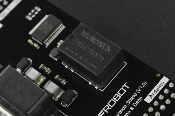 RS232 Connector Expansion Shield for LattePanda Alpha-Delta