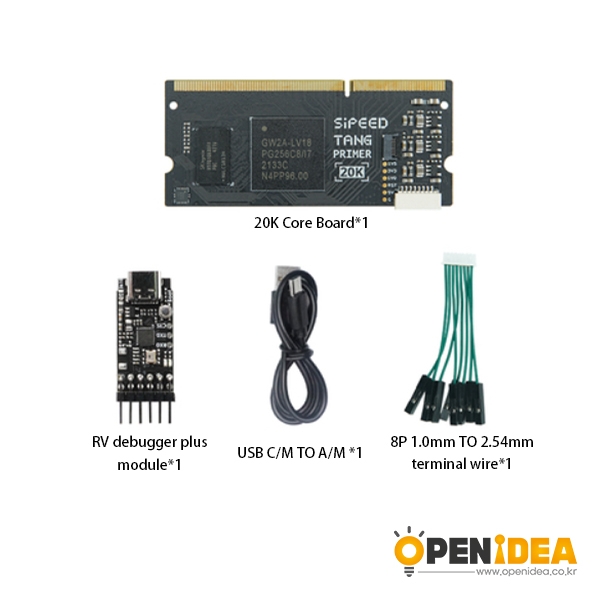 Sipeed Tang Primer 20K GW2A FPGA GoAI 코어보드 키트 [OPEN-TJ60-014]