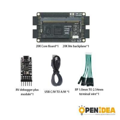 Sipeed Tang Primer 20K GW2A FPGA GoAI 코어보드 20K lite 보드 키트 (핀헤더 납땜) [OPEN-TJ60-015]