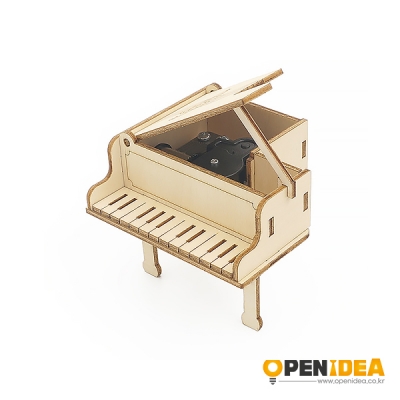 DIY 피아노 오르골 우드 조립 키트 수제 과학 실험 스템 교육 R-42 [OPEN-KA23-009]