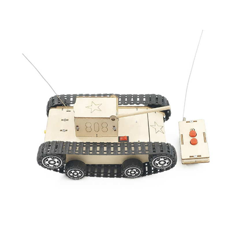 DIY 원격 제어 RC 탱크 초등학생 중학생 스팀 교육 키트 C-37E [OPEN-KA23-012]