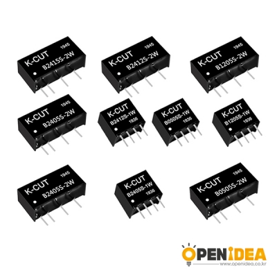 DC-DC 컨버터 전원 모듈 B2412S-2W 24V to 12V [OPEN-TA172-020]