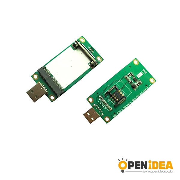 CY MINI PCI-E SIM 카드 슬롯 모듈 테스트 개빌보드 USB 어댑터 카드 WWAN LTE 3G 4G [OPEN-CM057-007]