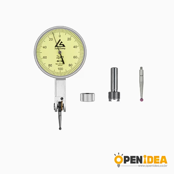 SanLiang 다이얼 레버 게이지 마그네틱 천분율 고정밀 레버리지 표시기 측정 도구 322-001 0-0.2mm 0.002 [OPEN-GA033-003]