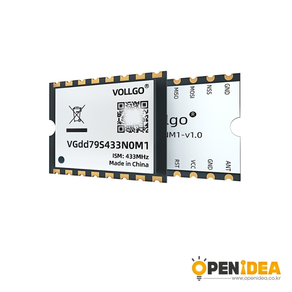 VOLLGO LLCC68 무선 수신 통신 lora 모듈 VGdd79S433N0M1 [OPEN-TF107-010]