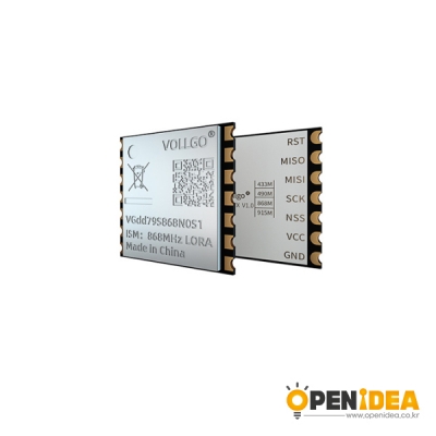 VOLLGO semtech Lora 원격 무선 모듈 LLCC68 868MHZ VGdd79S868N0S1 [OPEN-TF107-012]