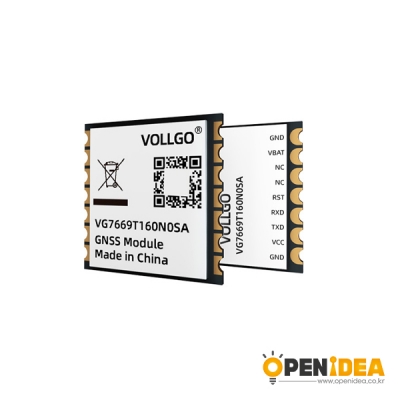 VOLLGO 위치 추적 GPS 모듈 BDS GNSS 전별자리 위치 추적 내비게이션 모듈 UART VG7669T160N0SA [OPEN-TY10-002]