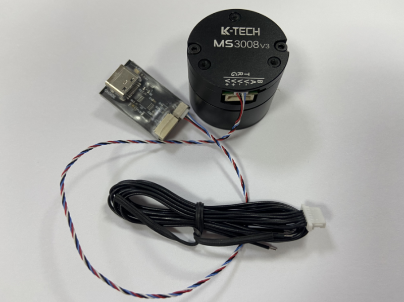LK-TECK MS3008 V3 DC 브러시리스 중공 모터 내장 15bit RS485 드라이브 [OPEN-ZMA021-002-01]