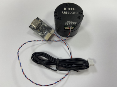 LK-TECK MS3008 V3 DC 브러시리스 중공 모터 내장 15bit RS485 드라이브 [OPEN-ZMA021-002-01]