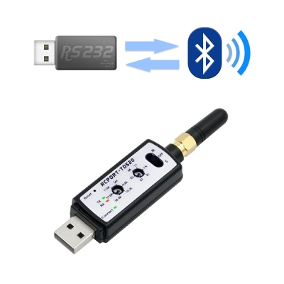 무선 시리얼통신 컨버터 RS232 블루투스 브로드캐스팅(비콘) RCPORT-TD520 USB타입
