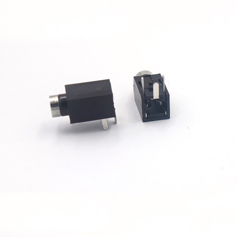 PJ-210 DC 전원 소켓 커넥터 전원 공급 장치 암 전원 연결 잭 3pin PJ210（100PCS）[OPEN-ZCM59-19]