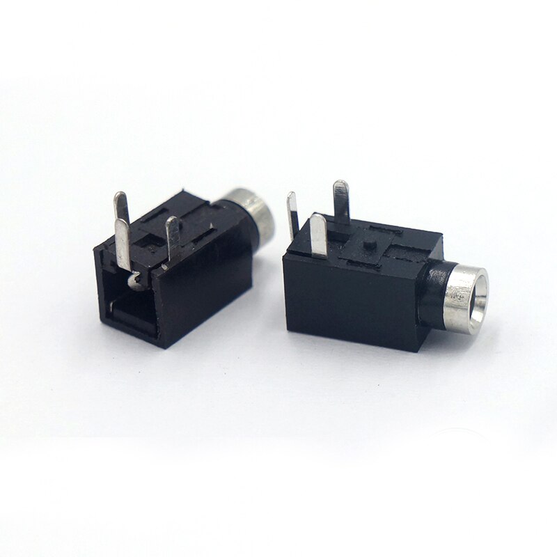PJ-210 DC 전원 소켓 커넥터 전원 공급 장치 암 전원 연결 잭 3pin PJ210（100PCS）[OPEN-ZCM59-19]