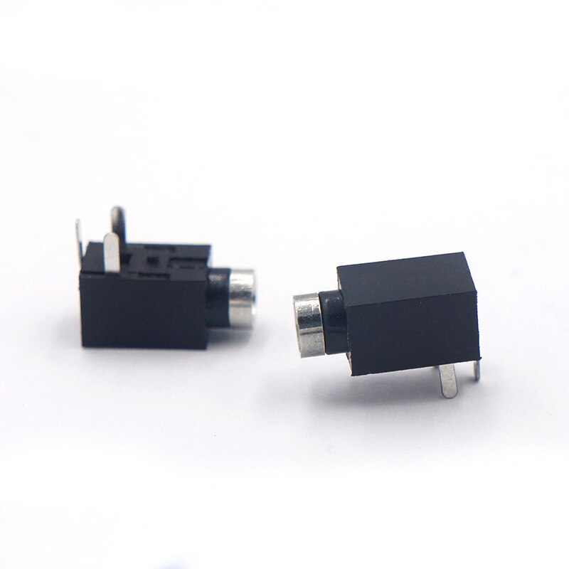 PJ-210 DC 전원 소켓 커넥터 전원 공급 장치 암 전원 연결 잭 3pin PJ210（100PCS）[OPEN-ZCM59-19]