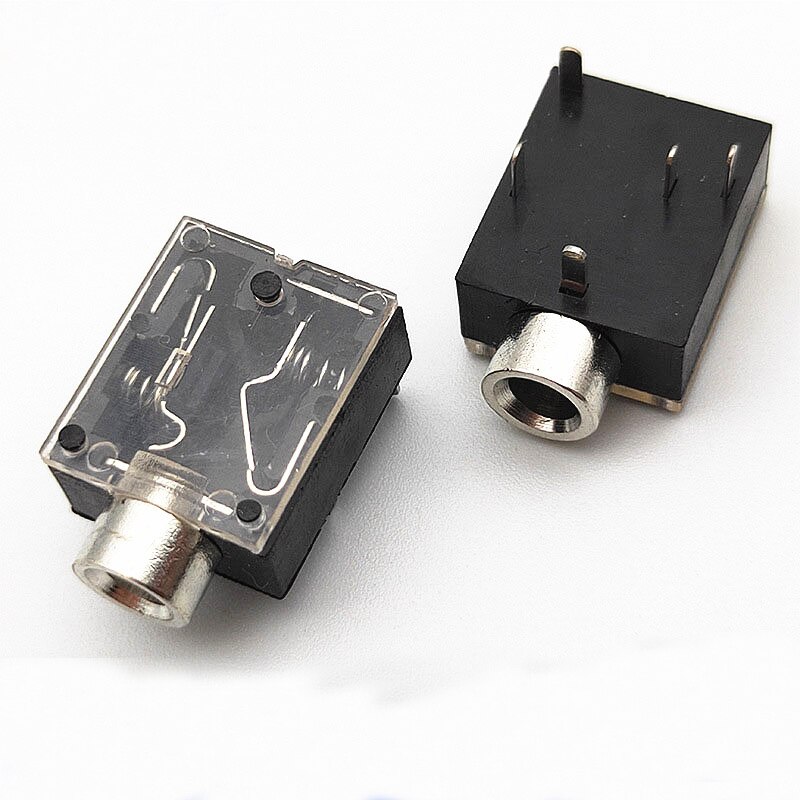 PJ-324 DC 전원 소켓 커넥터 전원 공급 장치 암 전원 연결 잭 5pin PJ324（100PCS）[OPEN-ZCM59-22]