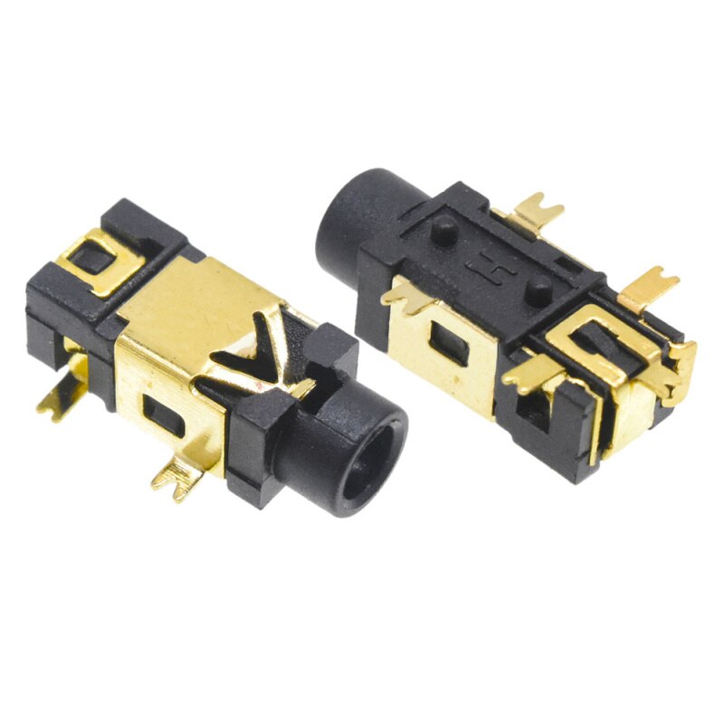 PJ-209 DC 도금 전원 소켓 커넥터 전원 공급 장치 암 전원 연결 잭 5pin PJ209（100PCS）[OPEN-ZCM59-17]
