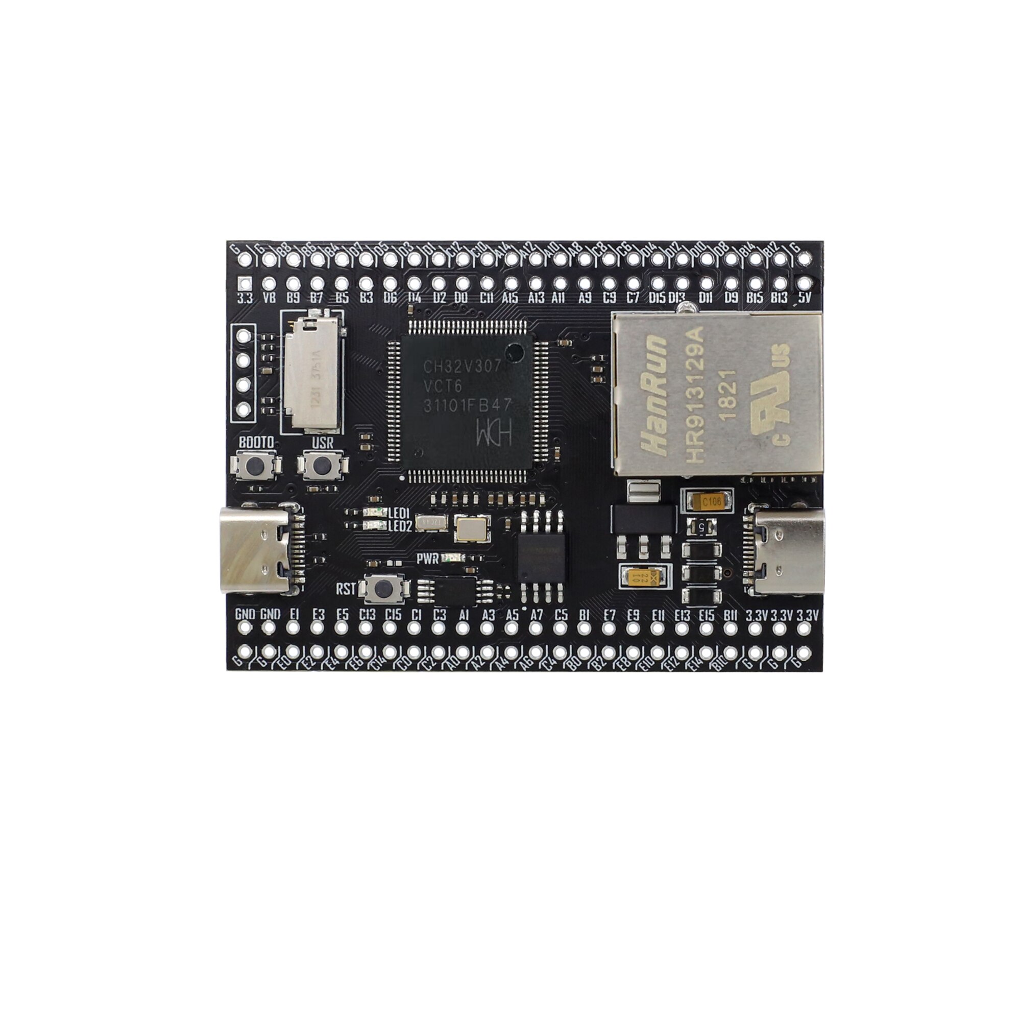 YD-CH32V307VCT6 32비트 RISC-V WCH NCH32V307 VCC-GND 개발보드 [OPEN-ZTC63-03]