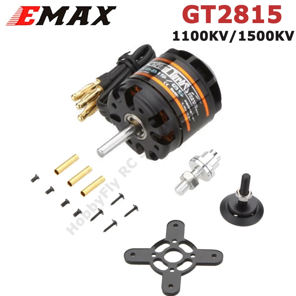 EMAX-GT2815 1100KV 1500KV 브러시리스 모터 2-3S GT 시리즈 RC FPV 드론용 5mm 샤프트 [ZMA24-10]