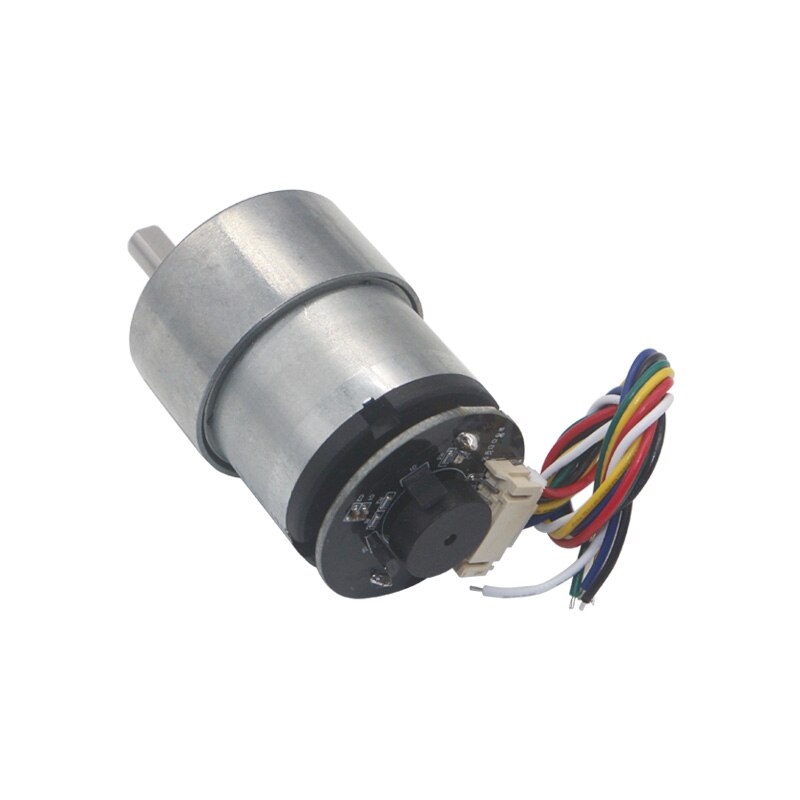 편심 샤프트 37mm 기어드 모터 12V 24V 7RPM-1590RPM DC 기어 모터 2 상 신호 피드백 인코더 11 펄스T [OPEN-ZMA23-15]