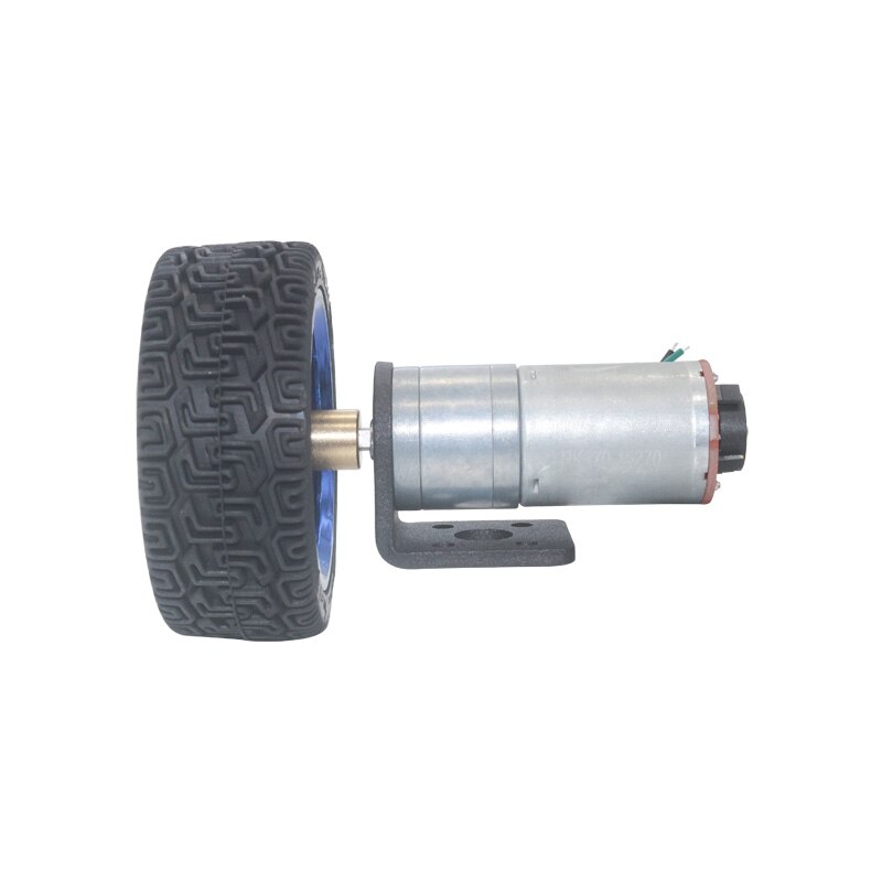 홀 신호 DC 6V 12V 24V 12-1360 RPM 인코더 커플 링 소형 기어 모터 65mm 휠 로봇 용 스마트 카 키트 DIY [OPEN-ZMA23-14]