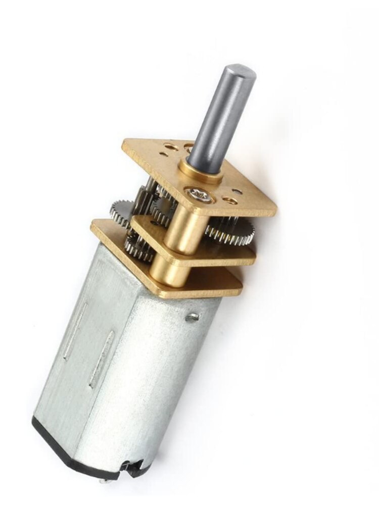 마이크로 금속 기어 박스 감속기 전기 기어드 모터 지문 잠금 부하 속도 26-4000Rpm N30 12Mm 액추에이터 모터 6V 12V [OPEN-ZMA23-11]