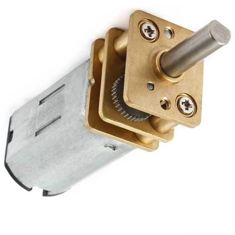 마이크로 금속 기어 박스 감속기 전기 기어드 모터 지문 잠금 부하 속도 26-4000Rpm N30 12Mm 액추에이터 모터 6V 12V [OPEN-ZMA23-11]