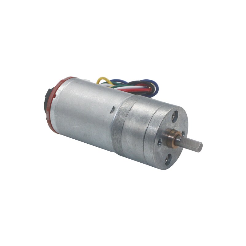 12RPM-1360RPM 인코더 대형 토크 감속 기어 모터 25mm 직경 기어 박스 엔코더 기어드 모터 [OPEN-ZMA23-08]