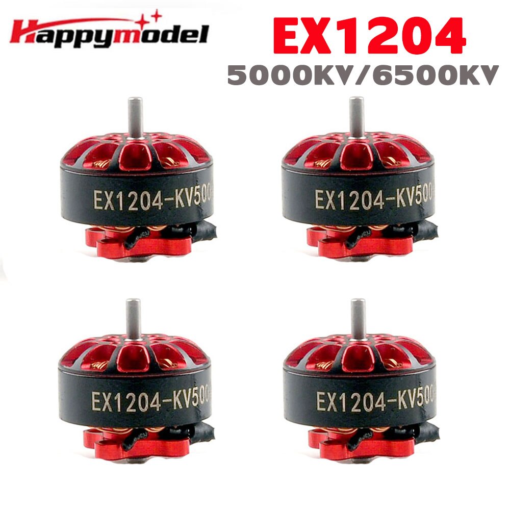 Happymodel-EX1204 1204 5000KV 2-4S 6500KV 2-3S 브러시리스 모터 1.5mm 샤프트 FPV 레이싱 드론 3 인치 이쑤시개 [ZMA24-48]