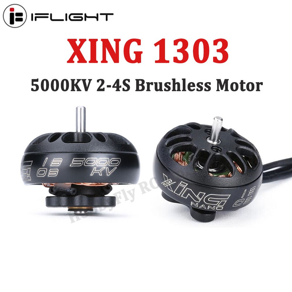 IFlight XING 1303 5000KV 2-4S FPV 마이크로 브러시리스 모터 1.5mm 샤프트 호환 FPV whoop 드론 부품용 2 인치 프로펠러 [ZMA24-49]
