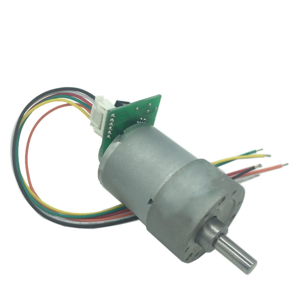 DC 미니 모터 JGB37-3530A DC 기어 모터 12-1600rpm 광학 인코더 24V DC 모터 Reductor 12V 광전 식 엔코더 [OPEN-ZMA22-39]