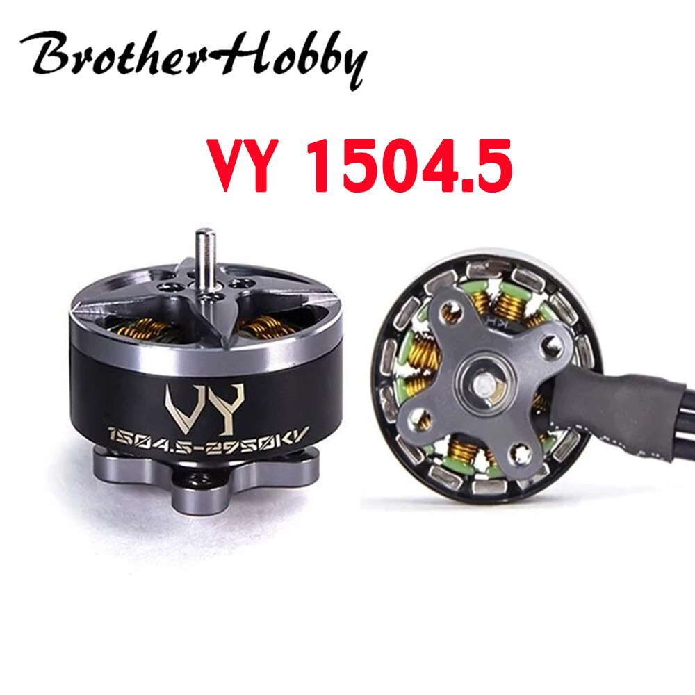 Brotherhobby VY 1504.5 2650KV 2950KV 3950KV 3-4S 브러시리스 모터 RC FPV 레이싱 드론용 3-5 인치 프로펠러 호환 [ZMA24-54]