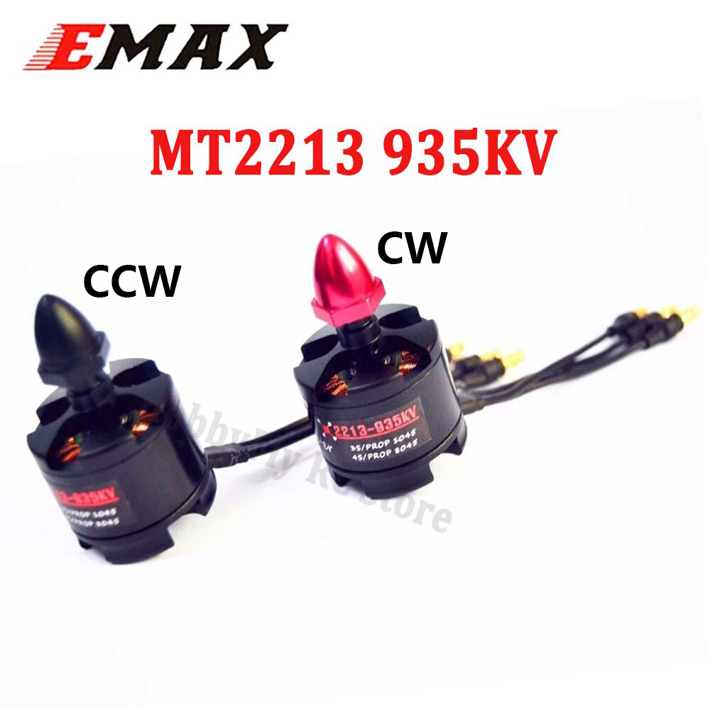 EMAX 2213 MT2213 935KV 브러시리스 모터 CW CCW 2-4S F450 S500 X525 멀티콥터 쿼드콥터용 [ZMA24-84]