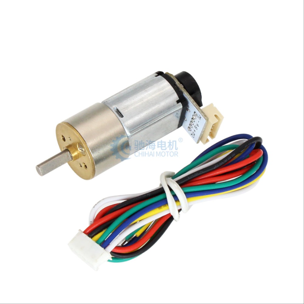 모터 CHR-GM16-030PA ABHL DC9V 12V 7PPR DC 기어 모터 1750rpm 6v 플랫 DC 기어 모터 인코더 포함 [OPEN-ZMA25-112]