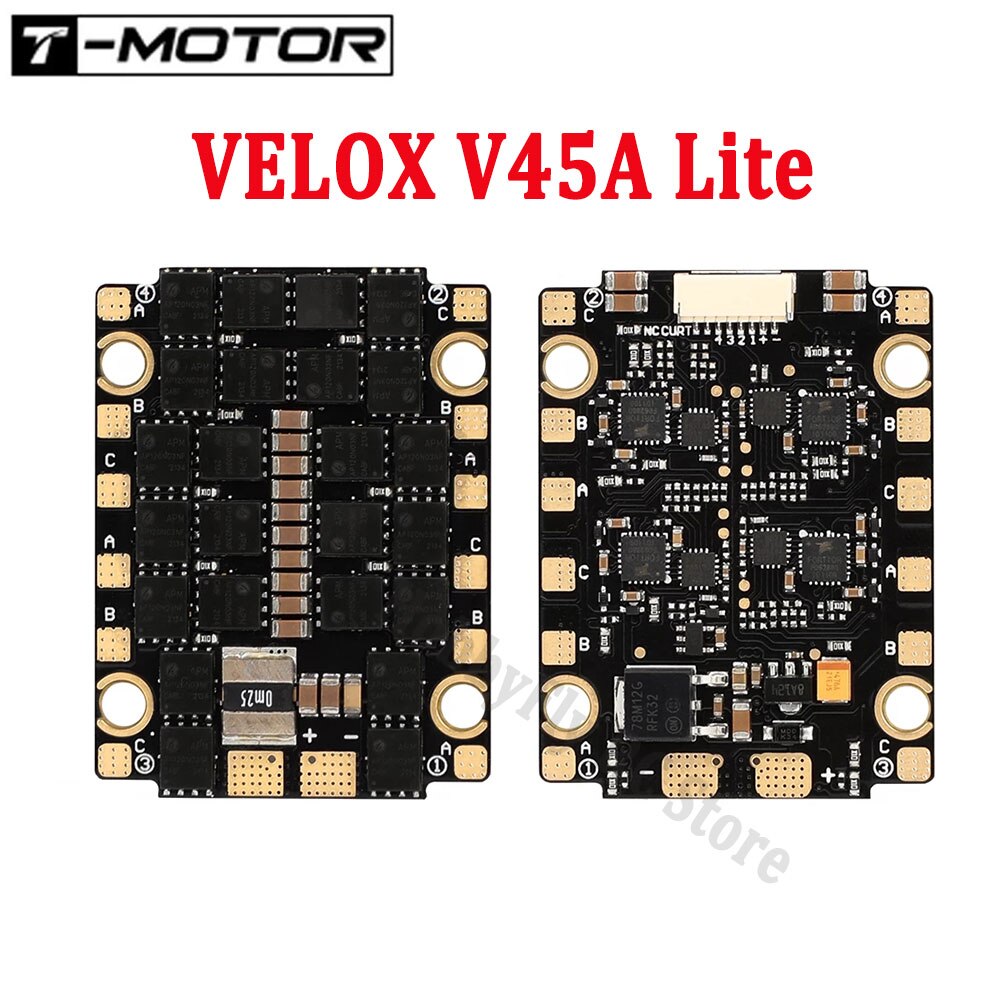 T-MOTOR VELOXV Lite 45A ESC 3-6S BLS 전자 속도 컨트롤러 30.5mm VELOX 2207 2306 모터 RC FPV 드론 [ZTH79-213]