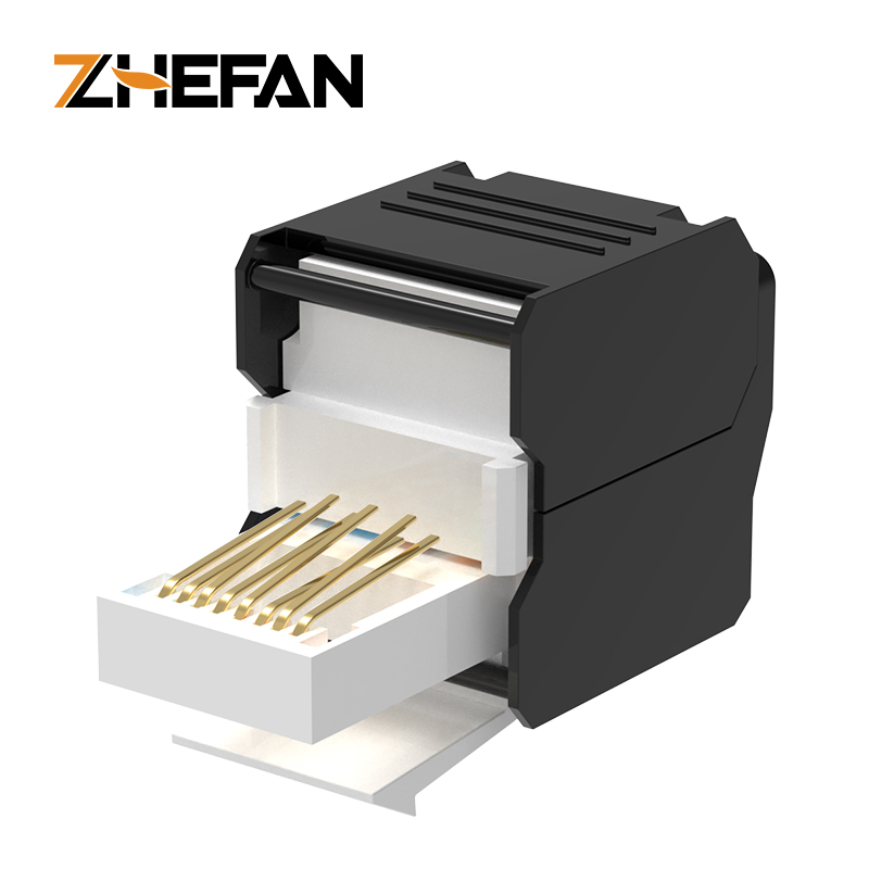 네트워크 도구 없음 Utp 비차폐 키스톤 잭 Rj45 Cat6A Ftp 도구 없음 키스톤 잭 [ZCM66-02]