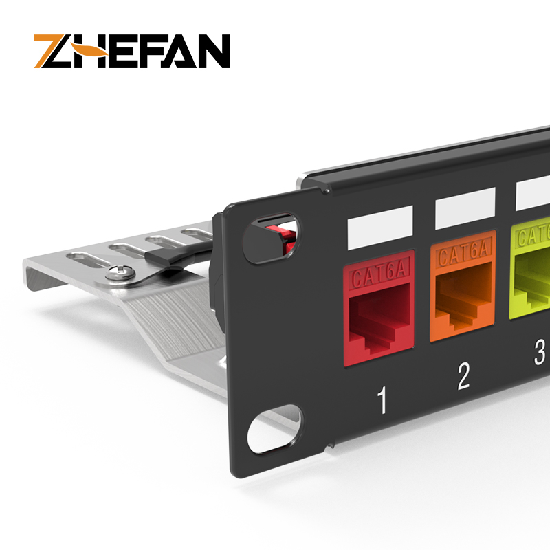 네트워크 도구 없음 Utp 비차폐 키스톤 잭 Rj45 Cat6A Ftp 도구 없음 키스톤 잭 [ZCM66-02]