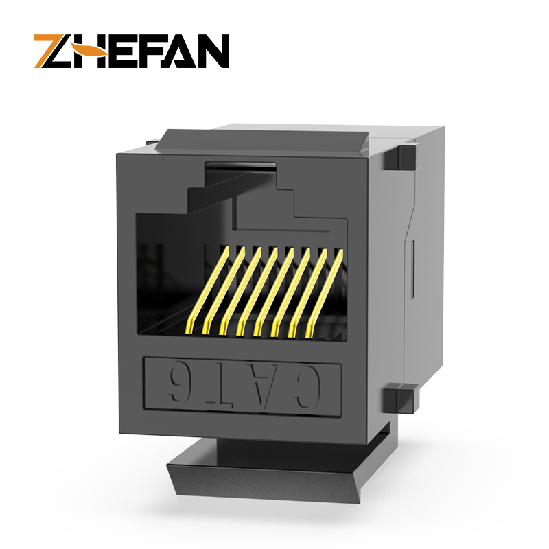 네트워크 툴리스 Utp 비차폐 회전 Cat6 Rj45 Io 키스톤 잭 소켓 커버 키스톤 잭 [ZCM66-03]