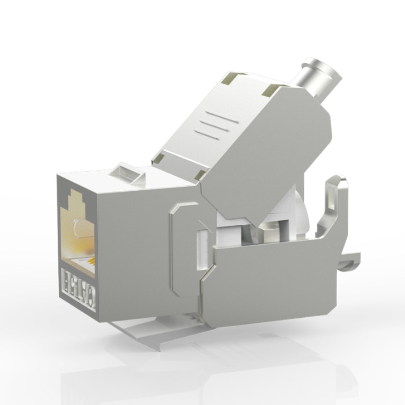 Ftp Cat5E Cat6 네트워크 키스톤 잭 Rj45 이더넷 케이블 sFtp 키스톤 잭 [ZCM66-04]