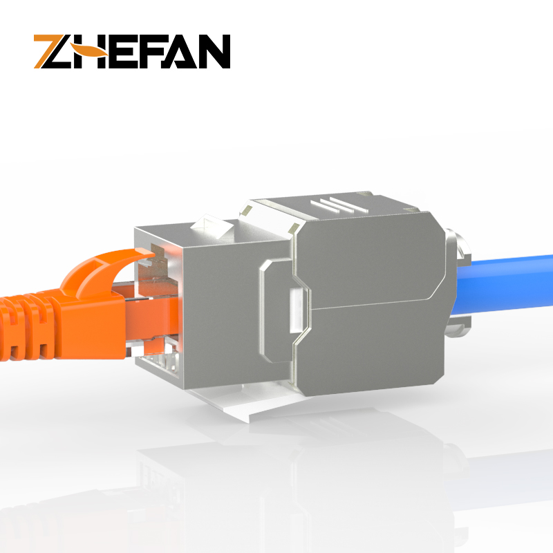 Ftp Cat5E Cat6 네트워크 키스톤 잭 Rj45 이더넷 케이블 sFtp 키스톤 잭 [ZCM66-04]