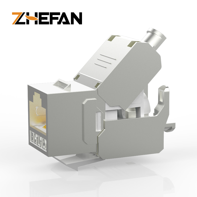 Ftp Cat5E Cat6 네트워크 키스톤 잭 Rj45 이더넷 케이블 sFtp 키스톤 잭 [ZCM66-04]