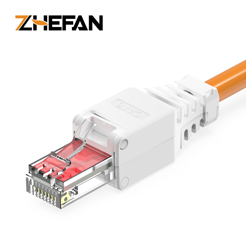 Cat6 Toolless 모듈 플러그 Utp Cat6 모듈 플러그 Toolless Rj45 플러그 Cat5e Toolless 플러그 [ZCM66-08]