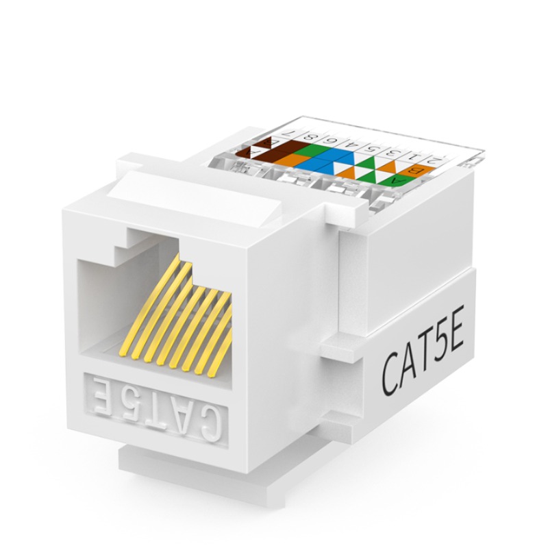 Cat6 Cat6a Cat5e Rj45 키스톤 잭 Utp 8p8c 모듈 커넥터 Cat6 Rj45 모듈 잭 Rj45 Cat6 키스톤 잭 [ZCM66-38]
