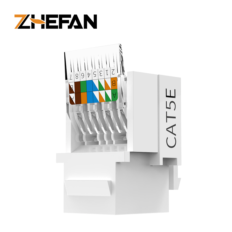 Cat6 Cat6a Cat5e Rj45 키스톤 잭 Utp 8p8c 모듈 커넥터 Cat6 Rj45 모듈 잭 Rj45 Cat6 키스톤 잭 [ZCM66-38]